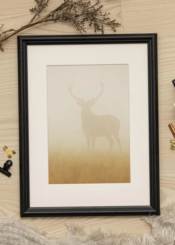 Ram Siljan Glas Svart 20x25 cm