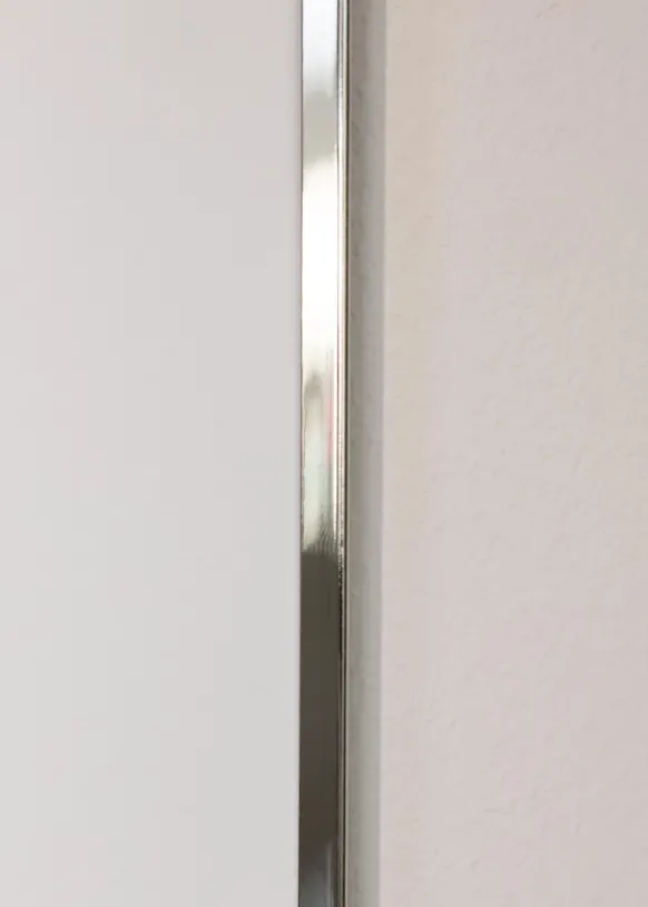 Ram Slät Metall Glas Silver 21x30 cm