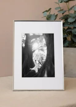 Ram Slät Metall Glas Silver 21x30 cm