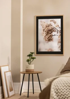 Ram Stilren Ek 60x90 cm - Passepartout Svart 40x70 cm