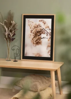 Ram Stilren Ek 60x80 cm - Passepartout Svart 50x60 cm