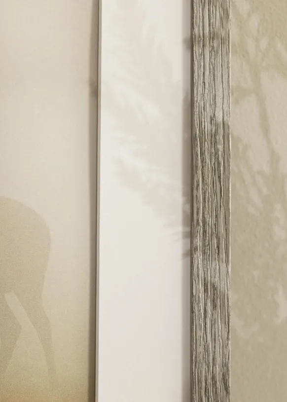 Ram Stilren Glas Grey Oak 60x80 cm