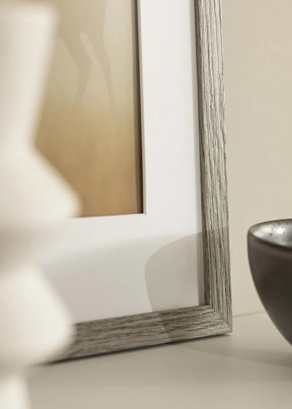Ram Stilren Glas Grey Oak 50x70 cm