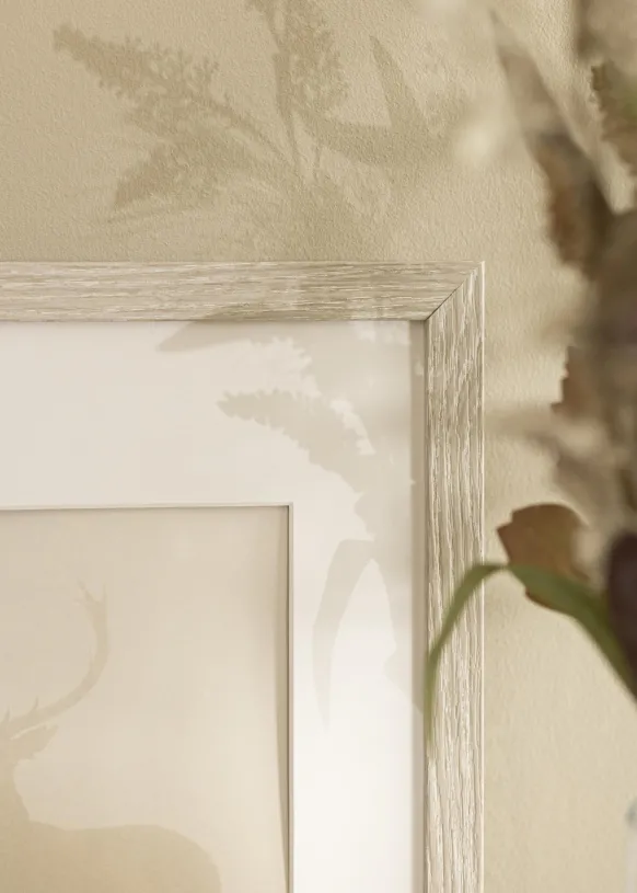 Ram Stilren Glas Light Grey Oak 40x60 cm