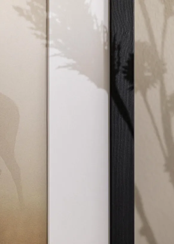 Ram Stilren Glas Svart 50x75 cm