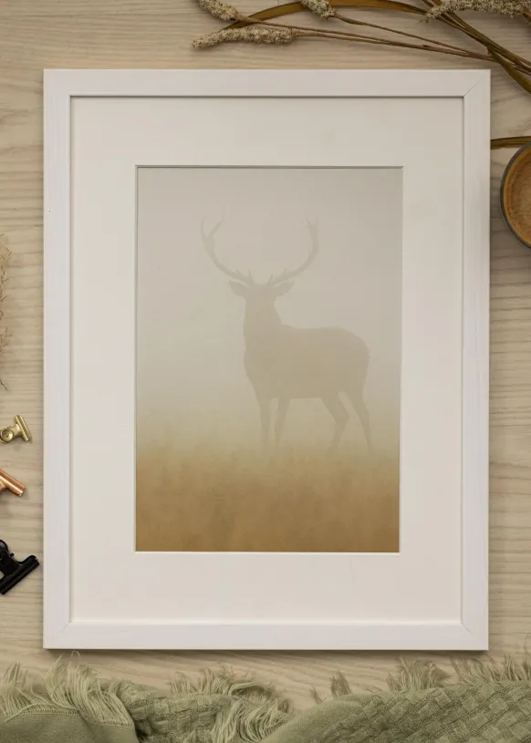 Ram Stilren Glas Vit 15x15 cm