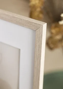 Ram Stilren Greige Oak 30x40 cm - Dubbel Passepartout Vit 20x30 cm