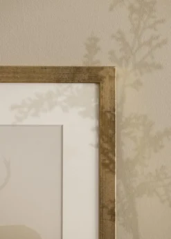 Ram Stilren Guld 40x40 cm - Passepartout Vit 25x25 cm