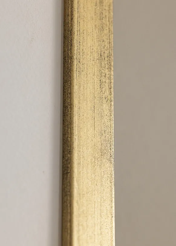 Ram Stilren Guld 60x60 cm - Passepartout Vit 45x45 cm