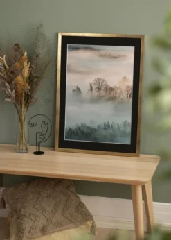 Ram Stilren Guld 70x100 cm - Passepartout Svart 60x90 cm