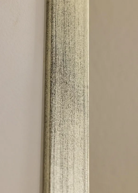 Ram Stilren Silver 50x70 cm - Passepartout Vit 42x59,4 cm (A2)