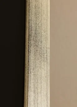Ram Stilren Silver 40x50 cm - Passepartout Svart 12x16 inches