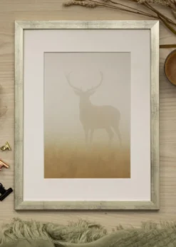 Ram Stilren Silver 20x25 cm - Passepartout Vit 14x18 cm