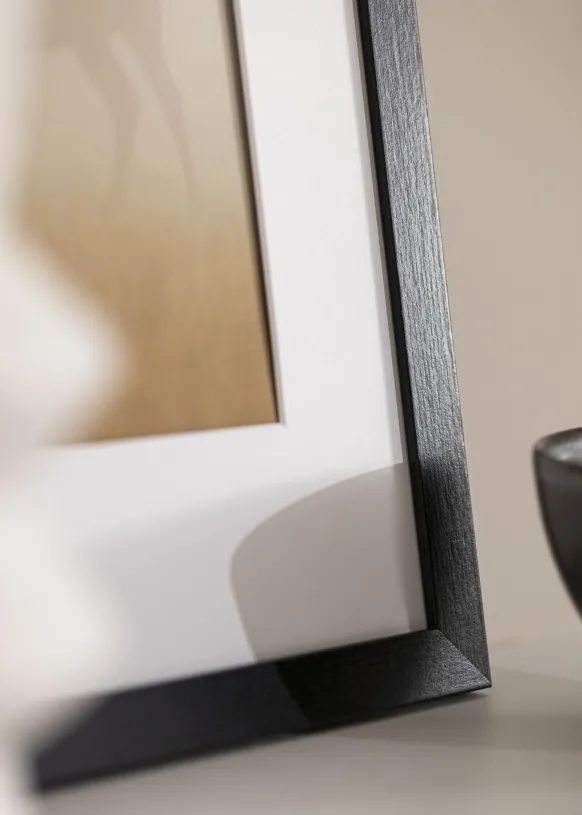 Ram Stilren Svart Ek 40x50 cm - Passepartout Vit 11x15 inches
