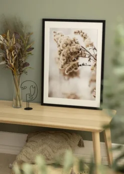 Ram Stilren Svart Ek 60x80 cm - Passepartout Vit 49,3x68,5 cm