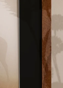 Ram Stilren Warm Brown 30x40 cm - Passepartout Svart 21x29,7 cm (A4)