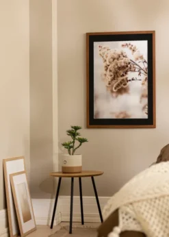 Ram Stilren Warm Brown 50x70 cm - Passepartout Svart 33x56 cm