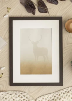 Ram Stilren Wenge 40x50 cm - Dubbel Passepartout Vit 29,7x42 cm (A3)
