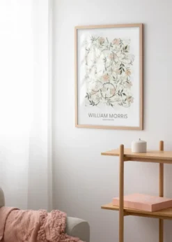 Ram Tidlös Massiv Ek 40x50 cm - Passepartout Vit 28x38 cm