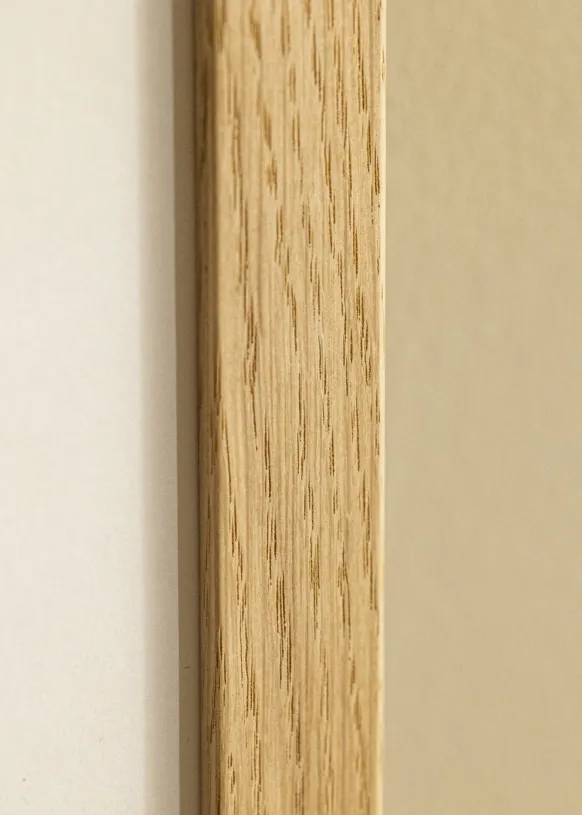 Ram Trendline Ek 40x60 cm - Passepartout Vit 32,9x48,3 cm (A3+)