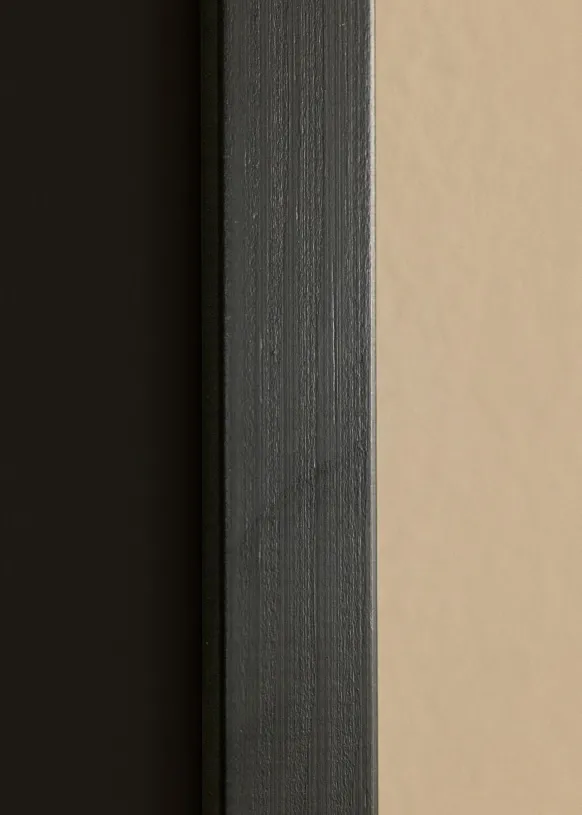 Ram Trendline Svart 40x50 cm - Passepartout Svart 27,5x37 cm