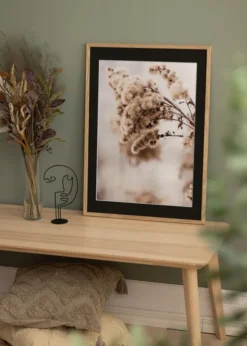 Ram Trendy Ek 45x60 cm - Passepartout Svart 35x50 cm