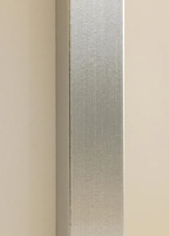 Ram Trendy Silver 70x70 cm - Passepartout Vit 61x61 cm