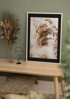 Ram Trendy Vit 50x70 cm - Passepartout Svart 40x60 cm
