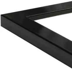 Ram Uppsala Glas Svart Högblank 20x30 cm