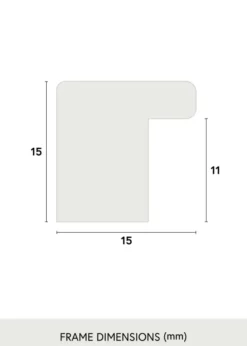 Ram Vemdalen Ek 18x50 cm