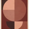 Red Circles Poster (21x29.7 cm (A4))