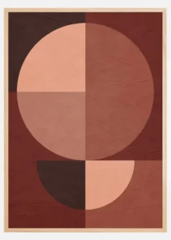 Red Circles Poster (21x29.7 cm (A4))