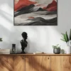 Red Mountains Poster (21x29.7 cm (A4))