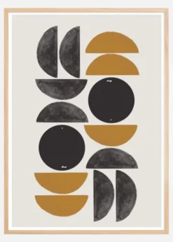 Retro Composition Poster (21x29.7 cm (A4))