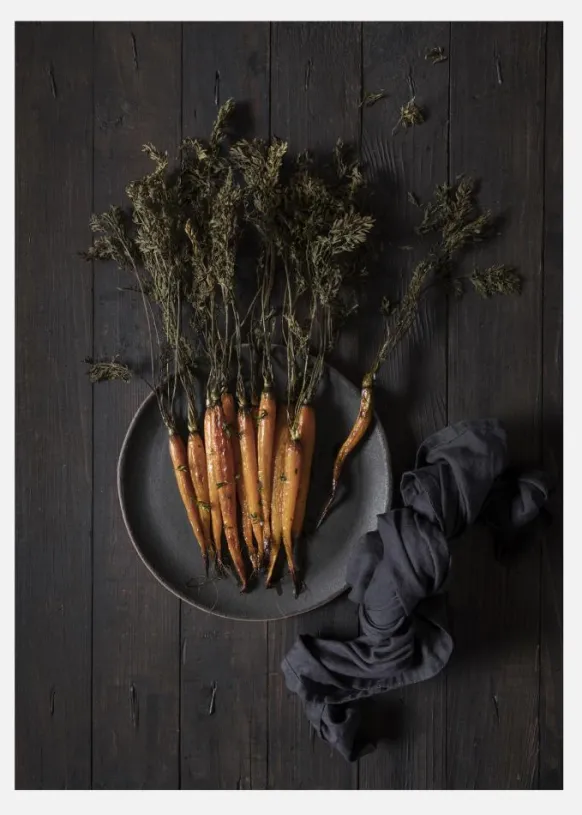 Roasted Carrots Canvastavla (30x40 cm)