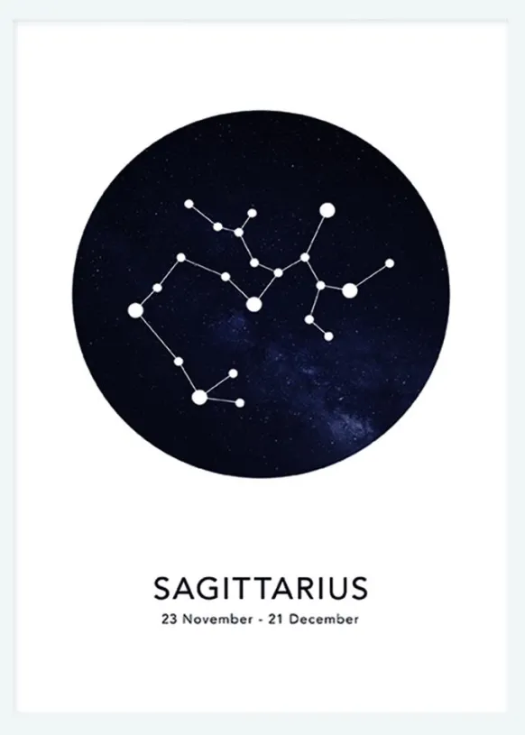 Sagittarius Canvastavla (30x40 cm)