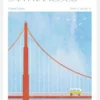 San Francisco Canvastavla (30x40 cm)