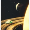 Saturn Highway Canvastavla (30x40 cm)