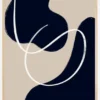 Scandi Abstract 3 Poster (21x29.7 cm (A4))