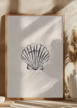 Seashell Poster (21x29.7 cm (A4))