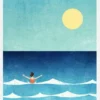 Sea Swim II Canvastavla (30x40 cm)
