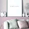 Simplicity Poster (21x29.7 cm (A4))
