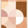 Soft Pink Circles Poster (21x29.7 cm (A4))