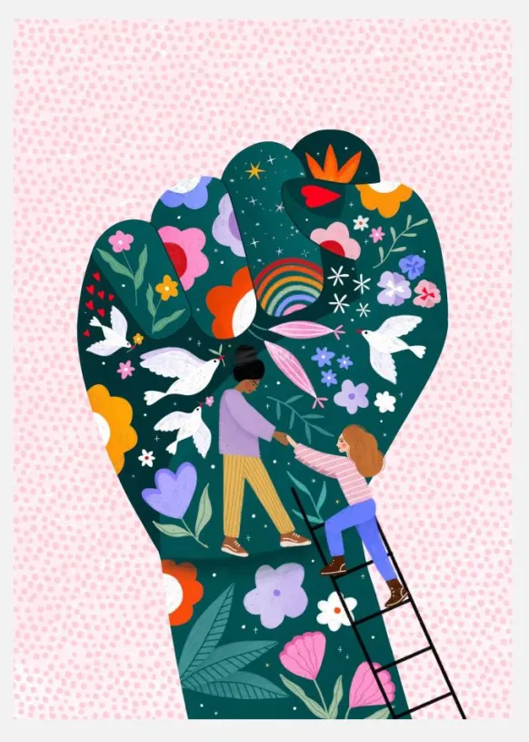 Solidarity Canvastavla (30x40 cm)