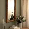 Spegel Beaded Trä 60x80 cm