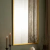 Spegel Gold Wood 73x103 cm