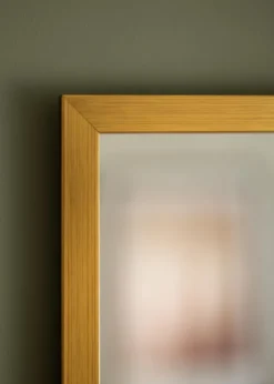 Spegel Gold Wood 73x103 cm