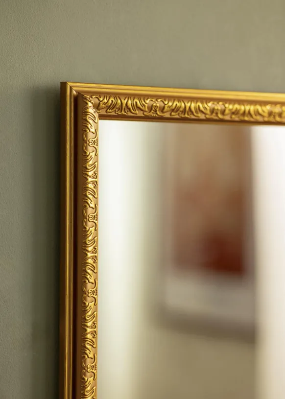 Spegel Nostalgia Guld 65x95 cm