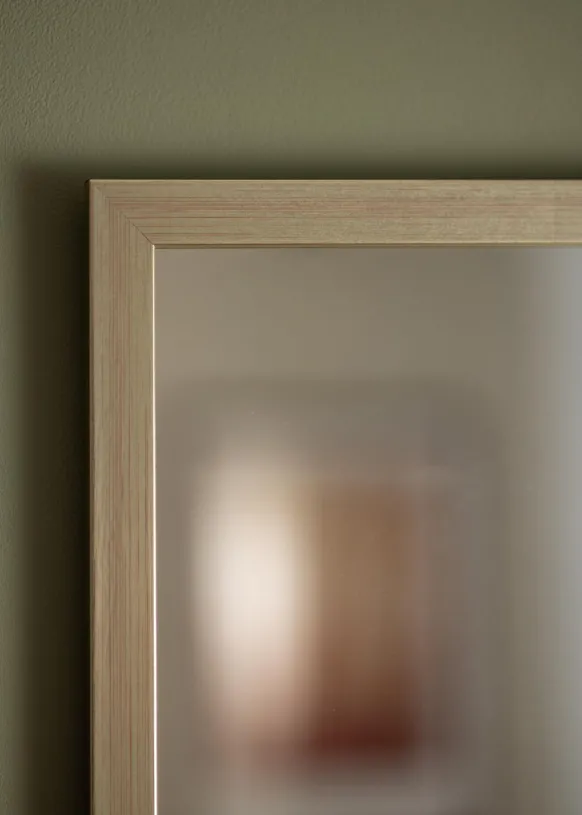 Spegel Silver Wood 73x103 cm