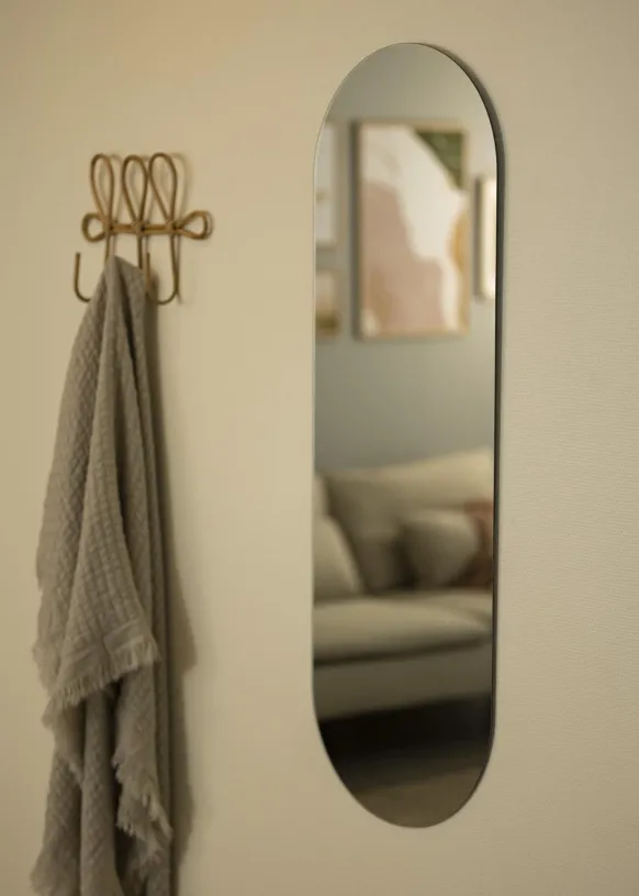 Spegel Tall Oval 40x120 cm